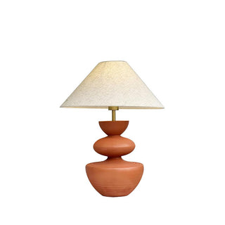 Painted Wabi-Sabi Resin Table Light