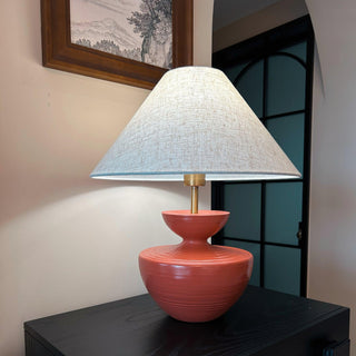 Painted Wabi-Sabi Resin Table Light