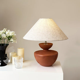 Painted Wabi-Sabi Resin Table Light