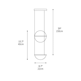 Palma Contemporary Acrylic Pendant Light