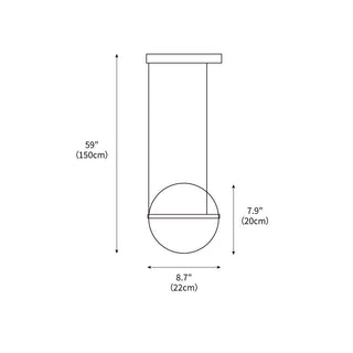 Palma Contemporary Acrylic Pendant Light