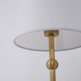 Palmer Modern Brass Fabric Wall Sconce