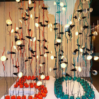 Kira Modern Metal Pendant Floor Lamp