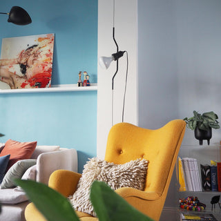 Kira Modern Metal Pendant Floor Lamp