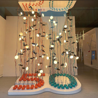 Kira Modern Metal Pendant Floor Lamp
