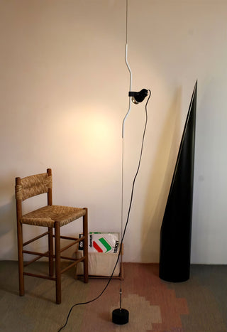Kira Modern Metal Pendant Floor Lamp