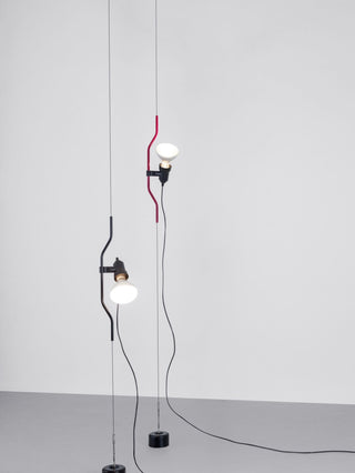 Kira Modern Metal Pendant Floor Lamp