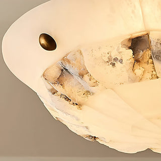 Auremont Carved Alabaster Ceiling Light
