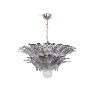Pavia Feather Glass Chandelier