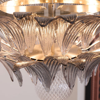Pavia Feather Glass Chandelier