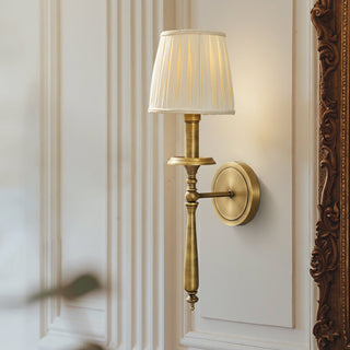 Celeste Classic Fabric Wall Sconce