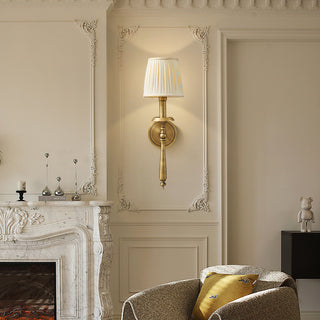 Celeste Classic Fabric Wall Sconce
