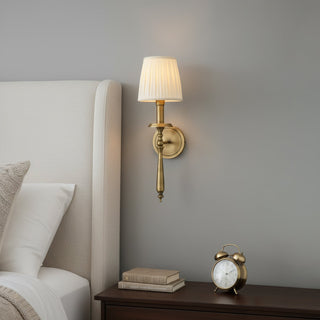 Celeste Classic Fabric Wall Sconce