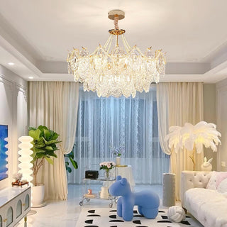Pearls Vintage Glass Chandelier