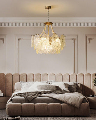 Pearls Vintage Glass Chandelier