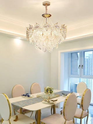 Pearls Vintage Glass Chandelier