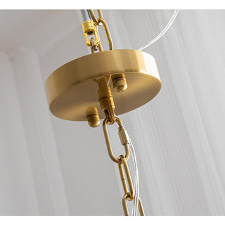Pearls Vintage Glass Chandelier