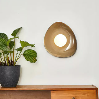 Maren Organic Ceramic Ring Wall Sconce