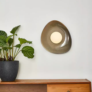 Maren Organic Ceramic Ring Wall Sconce