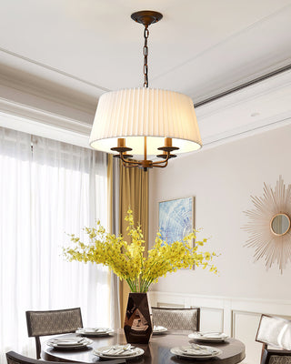 Pembroke Fabric Drum Chandelier