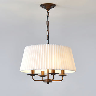 Pembroke Fabric Drum Chandelier
