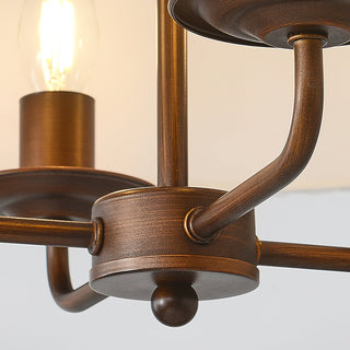 Pembroke Fabric Drum Chandelier