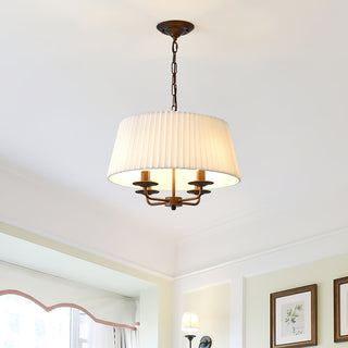 Pembroke Fabric Drum Chandelier