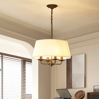 Pembroke Fabric Drum Chandelier