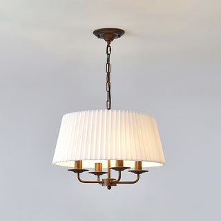 Pembroke Fabric Drum Chandelier