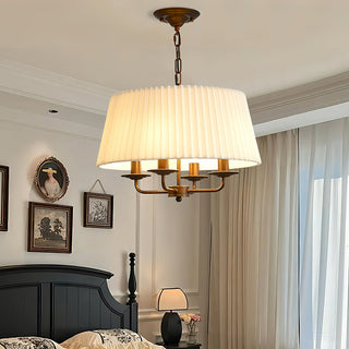Pembroke Fabric Drum Chandelier