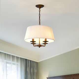 Pembroke Fabric Drum Chandelier
