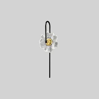 Petal Bloom Floral Glass Wall Sconce