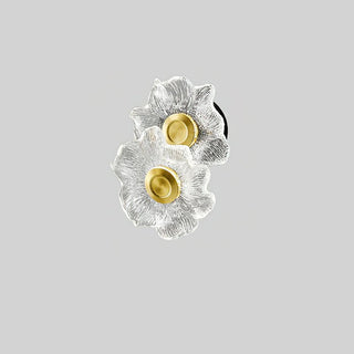 Petal Bloom Floral Glass Wall Sconce