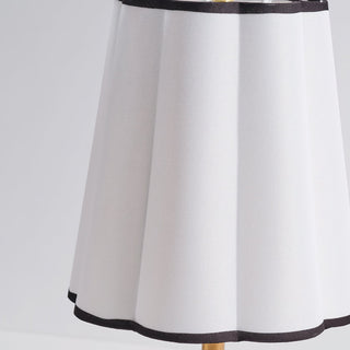 Petal Modern Round Wood Table Lamp