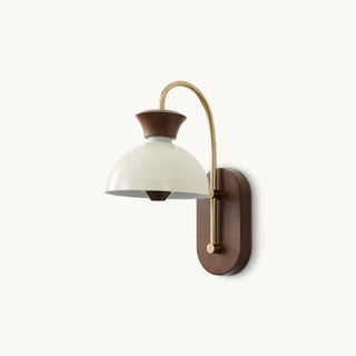 Milo Curved Arm Fabric Wall Sconce