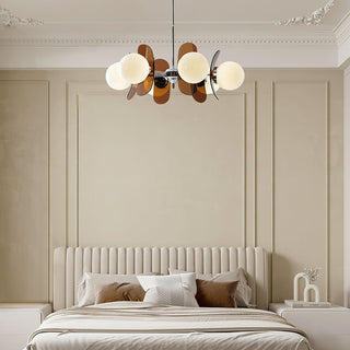 Phosphorescent Modern Glass Chandelier