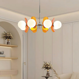 Phosphorescent Modern Glass Chandelier