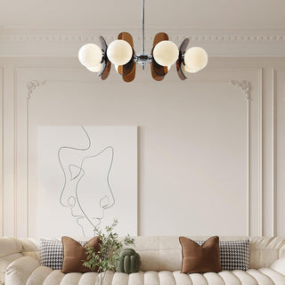 Phosphorescent Modern Glass Chandelier