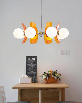 Phosphorescent Modern Glass Chandelier