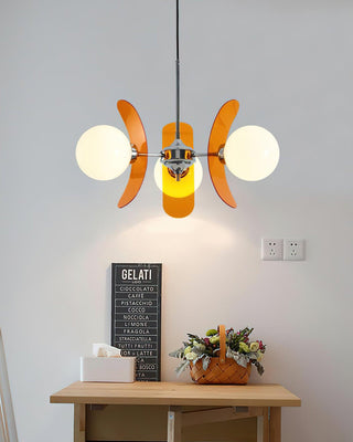 Phosphorescent Modern Glass Chandelier