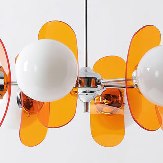 Phosphorescent Modern Glass Chandelier