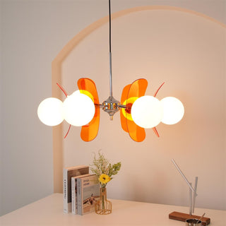 Phosphorescent Modern Glass Chandelier