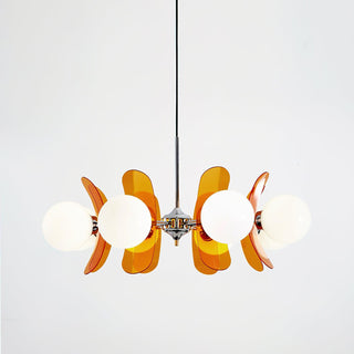 Phosphorescent Modern Glass Chandelier