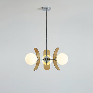 Phosphorescent Modern Glass Chandelier