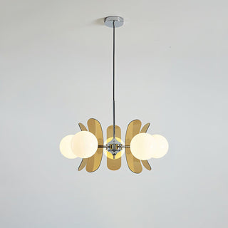 Phosphorescent Modern Glass Chandelier