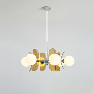 Phosphorescent Modern Glass Chandelier
