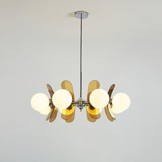 Phosphorescent Modern Glass Chandelier