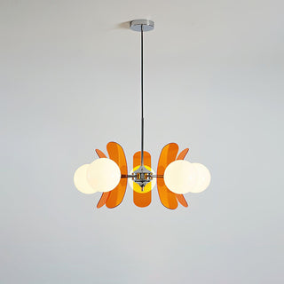 Phosphorescent Modern Glass Chandelier