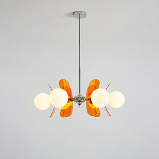 Phosphorescent Modern Glass Chandelier