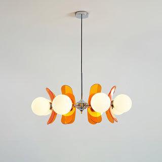 Phosphorescent Modern Glass Chandelier
